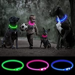SerDa-Run Light Up Dog Collar, Dog Collar Lights | ObaPet
