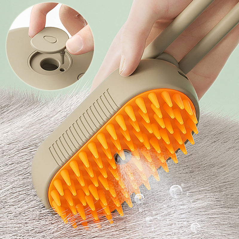 Cat Steam Brush Steamy Dog Brush 3 In 1 Electric | ObaPet