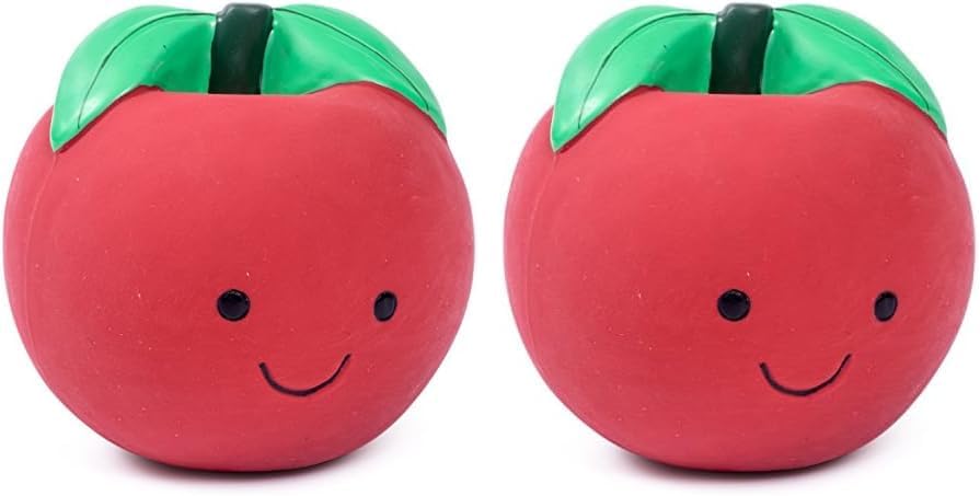 Petface Latex Apple Soft Chew Dog Toy, Large