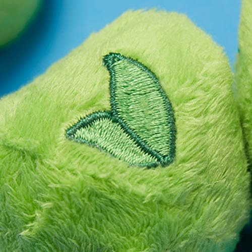 Barkbox 2 in 1 Interactive Plush Dog Toy - Rip and Reveal Toy for Dogs and Puppies - Stimulating Squeaky Pet Toys | Peas in a Pod (Small)