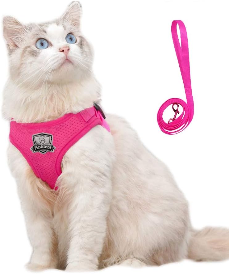 Anlitent Soft Mesh No Pull Cat Harness and Lead | ObaPet