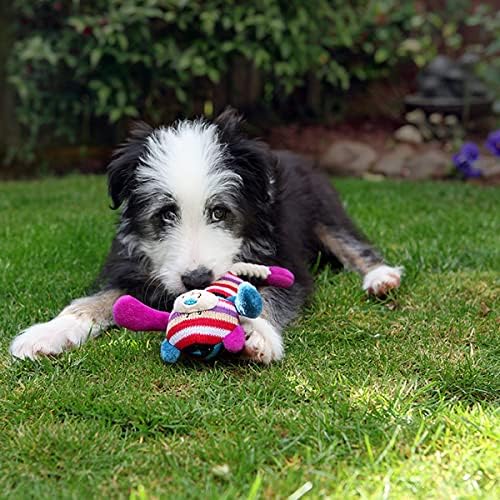 Rosewood Marvin Monkey Dog Toy, brown/tan/blue for All Breed Sizes