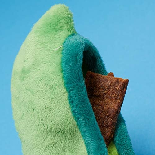 Barkbox 2 in 1 Interactive Plush Dog Toy - Rip and Reveal Toy for Dogs and Puppies - Stimulating Squeaky Pet Toys | Peas in a Pod (Small)