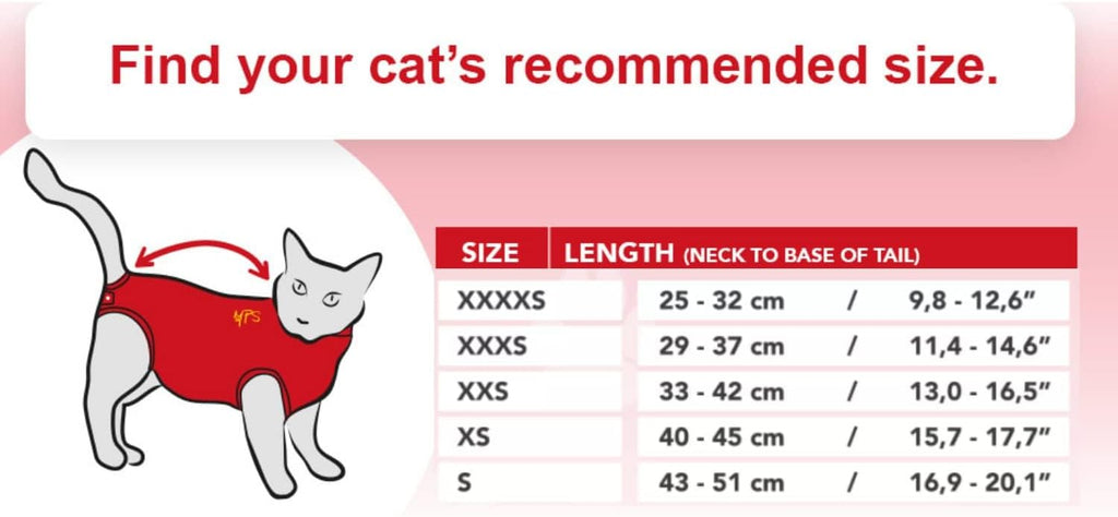 MPS Medical Pet Shirt Cat, Surgery Recovery | ObaPet