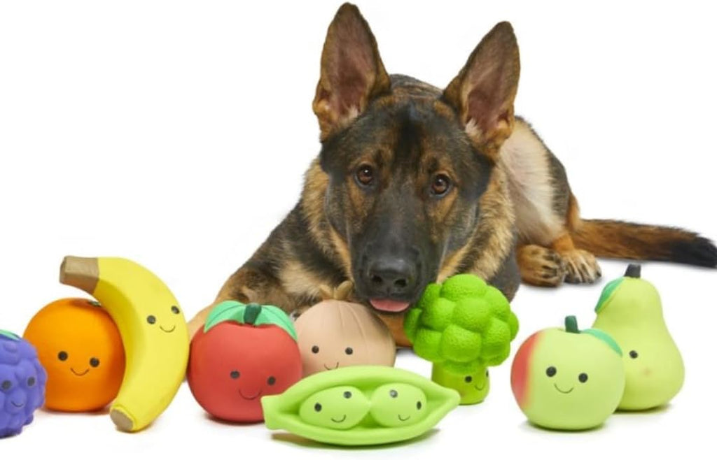Petface Latex Apple Soft Chew Dog Toy, Large