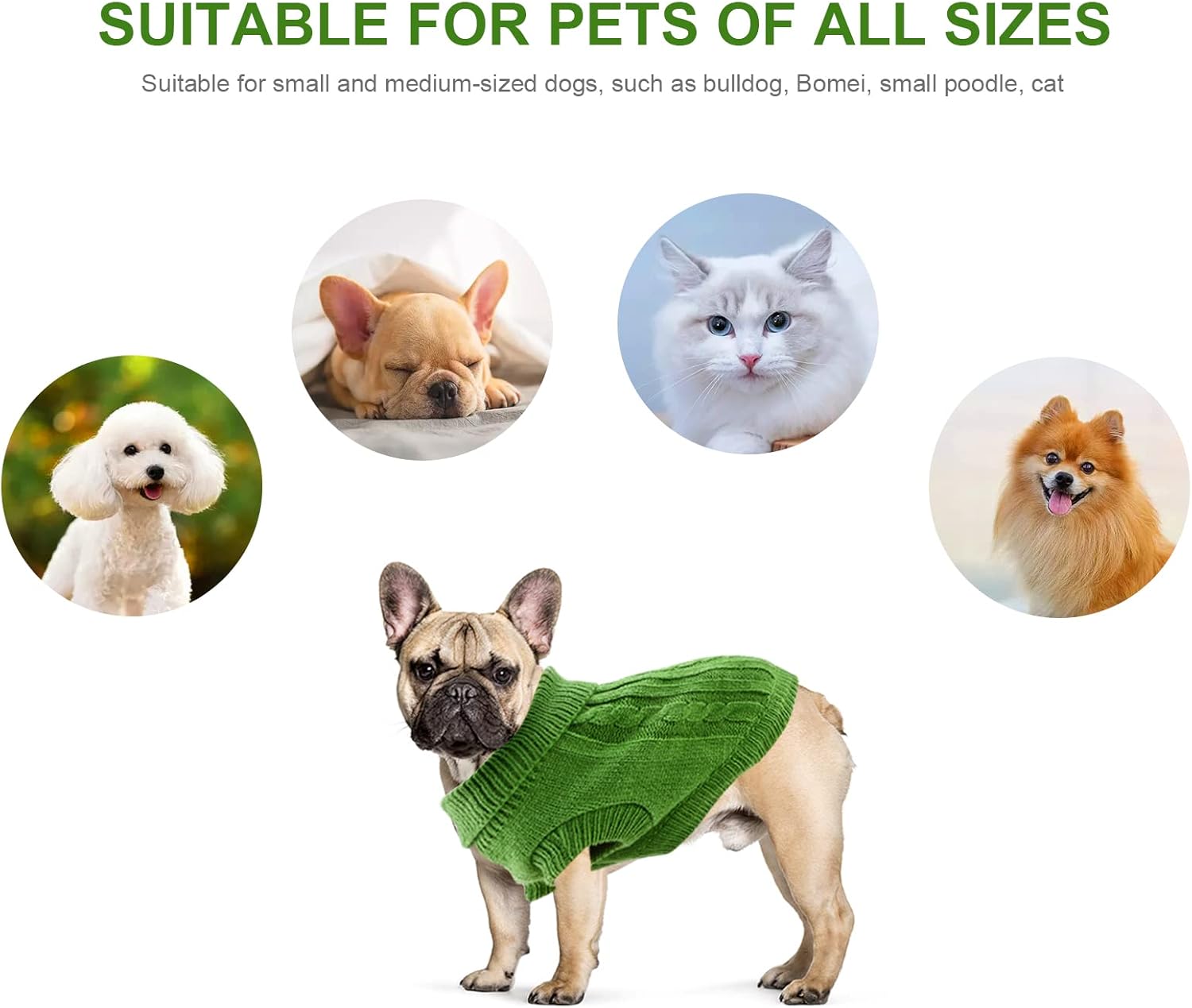 Small Dog Jumper, Warm Puppy Sweater for Small | ObaPet