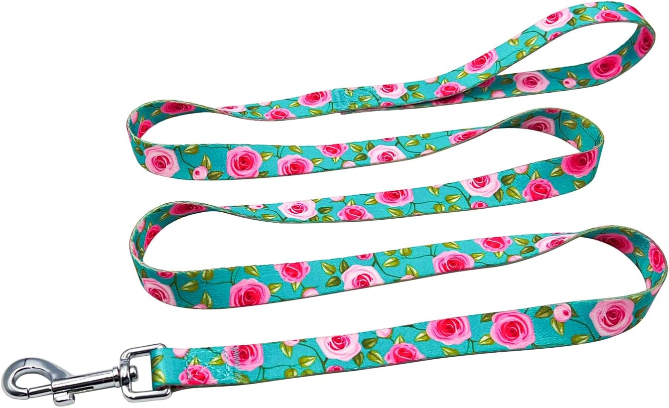 Olahibi Daisy Pattern Dog Collar and Leash | ObaPet