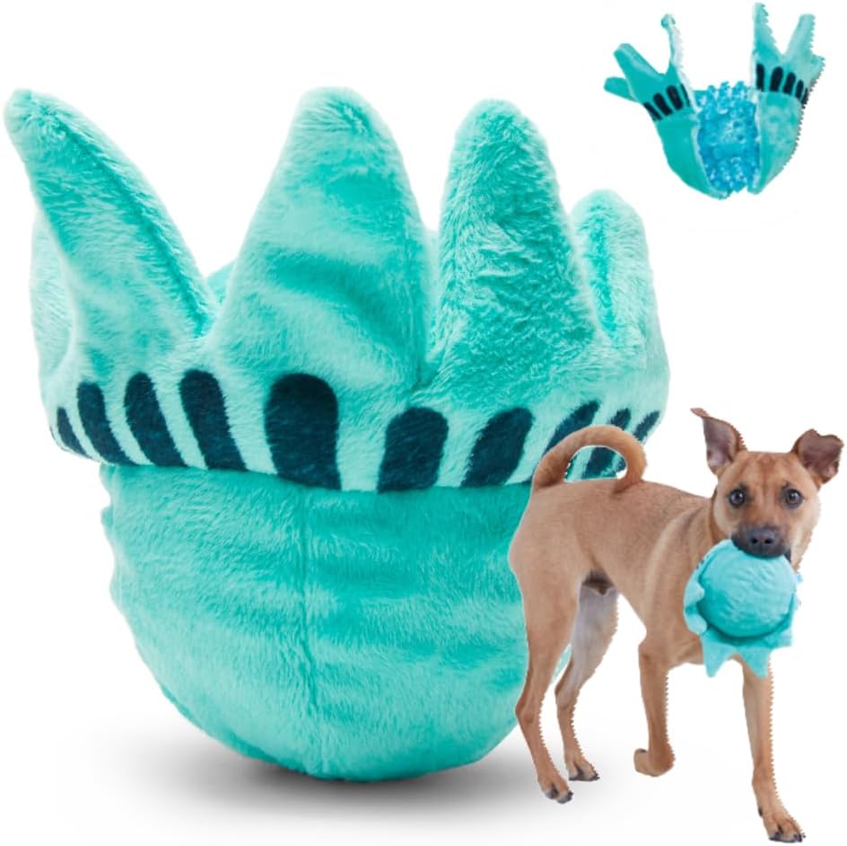 Barkbox Squeaky Dog Toys - Plush and Squeak Chew Toys | Puppy and Pet Toys for Large Dogs Pinata - Large