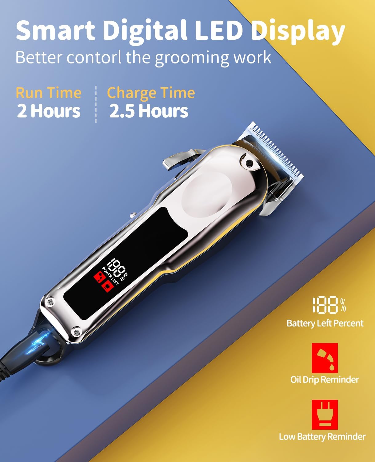 Kriogor Professional Dog Clippers for Thick | ObaPet