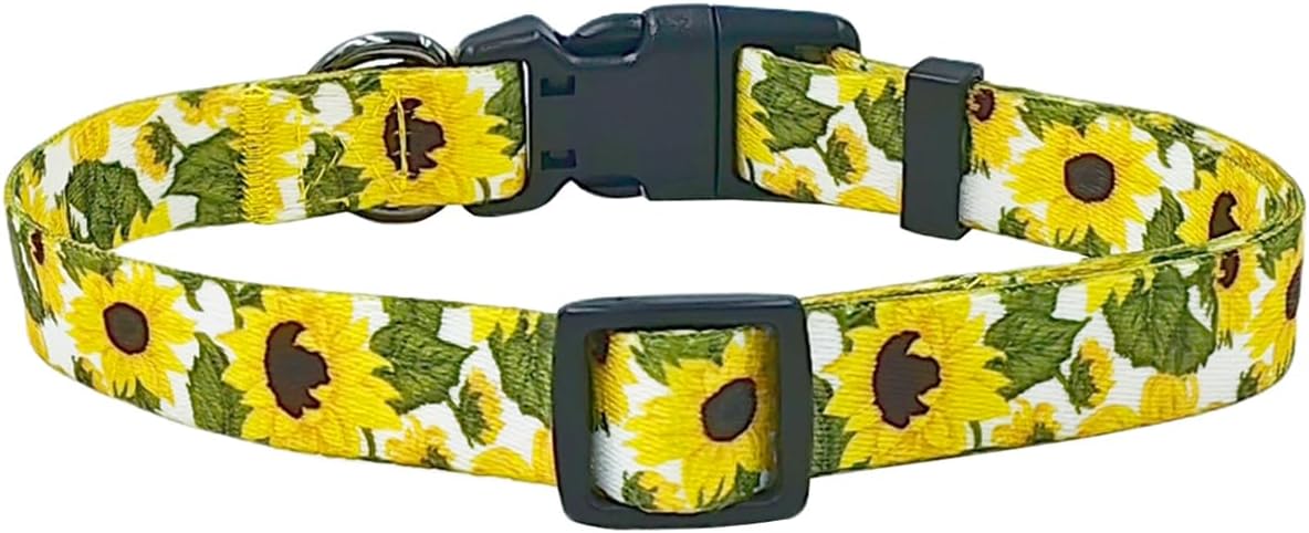 Olahibi Daisy Pattern Dog Collar and Leash | ObaPet