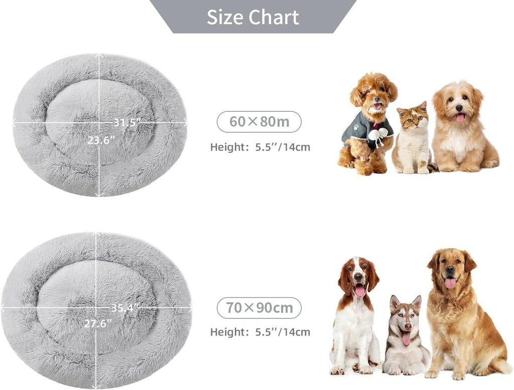 YOJOGEE Calming Donut Puppy Bed for Medium Small | ObaPet