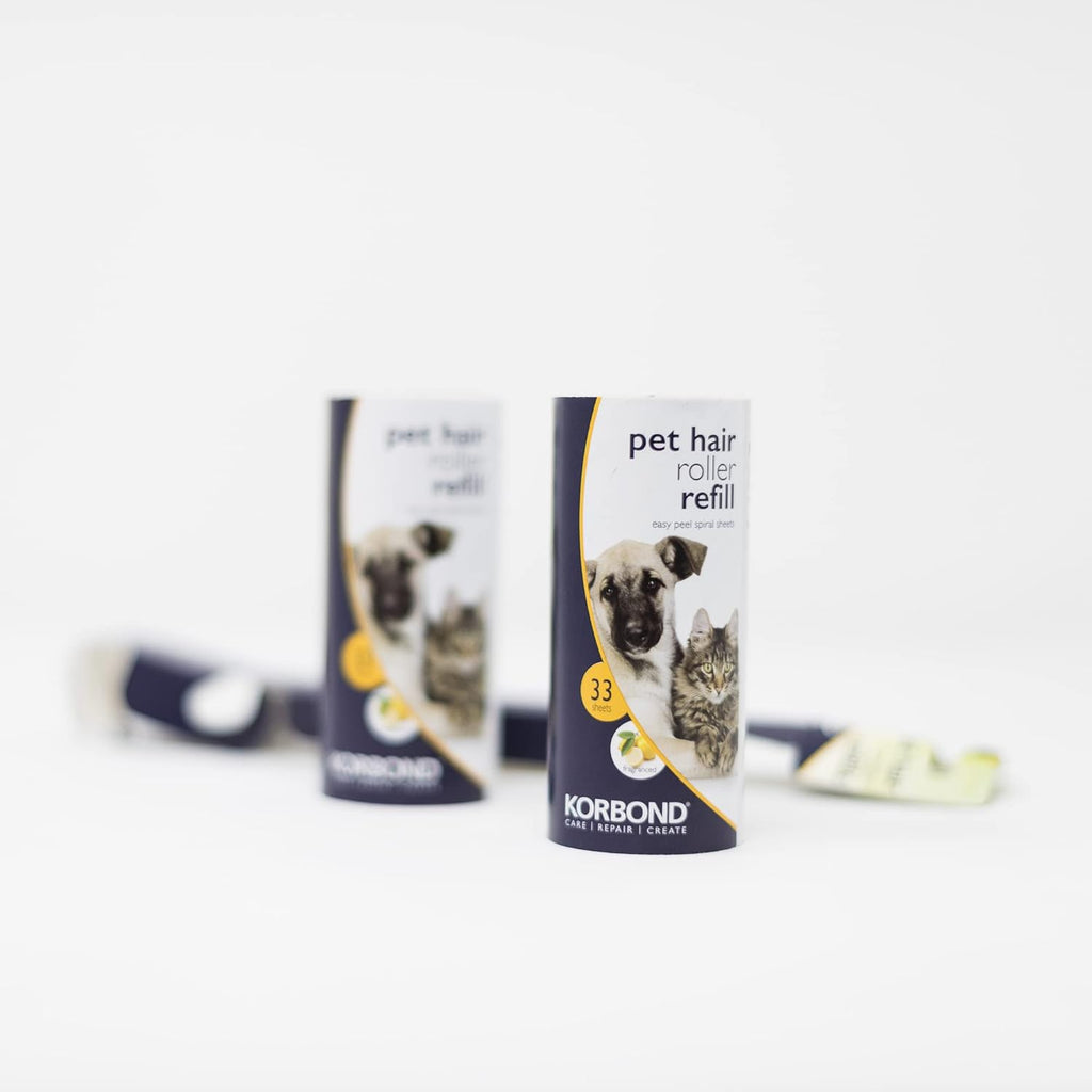 Korbond Pet Lint Roller Refills - 396 Sheets, | ObaPet