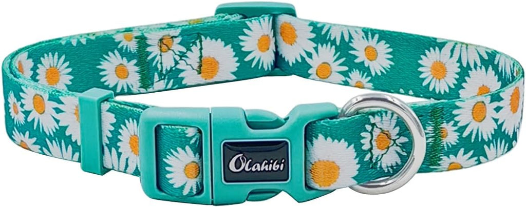 Olahibi Daisy Pattern Dog Collar and Leash | ObaPet