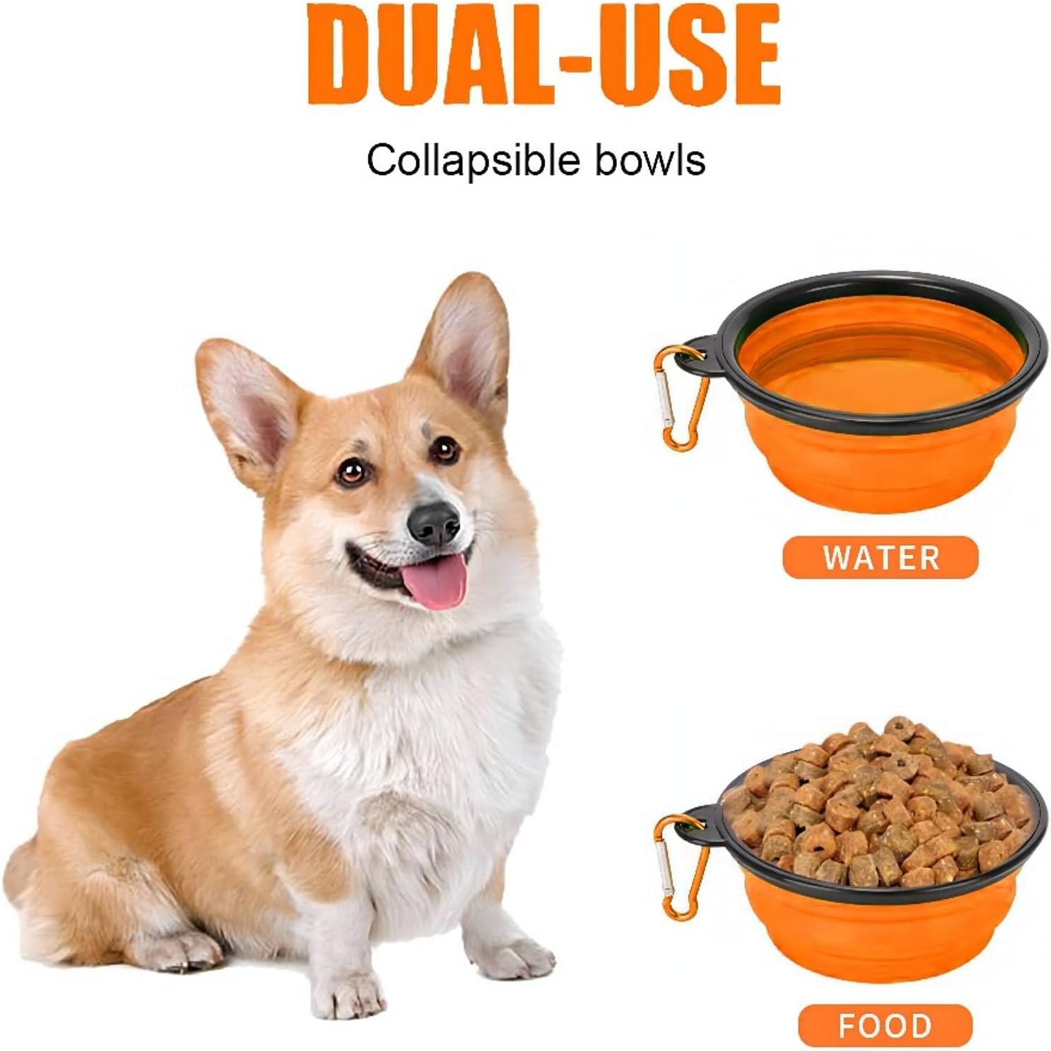 Collapsible Dog Bowl,Collapsible Dog Water Bowls | ObaPet