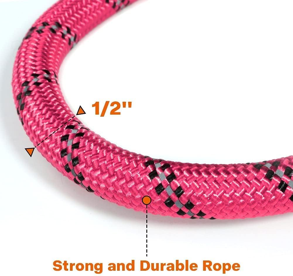 Taglory Rope Dog Lead with Soft Padded Handle, | ObaPet