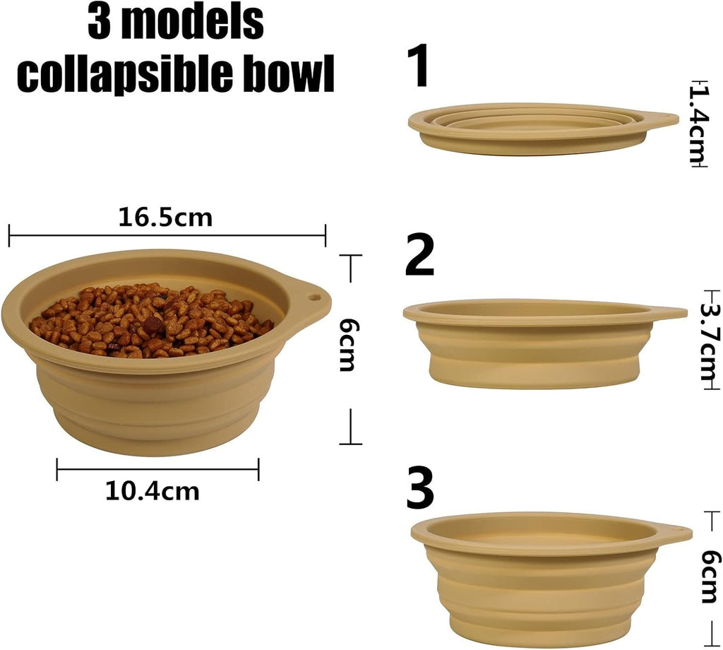 SLSON 2 Pack Dog Collapsible Bowl Large Portable | ObaPet