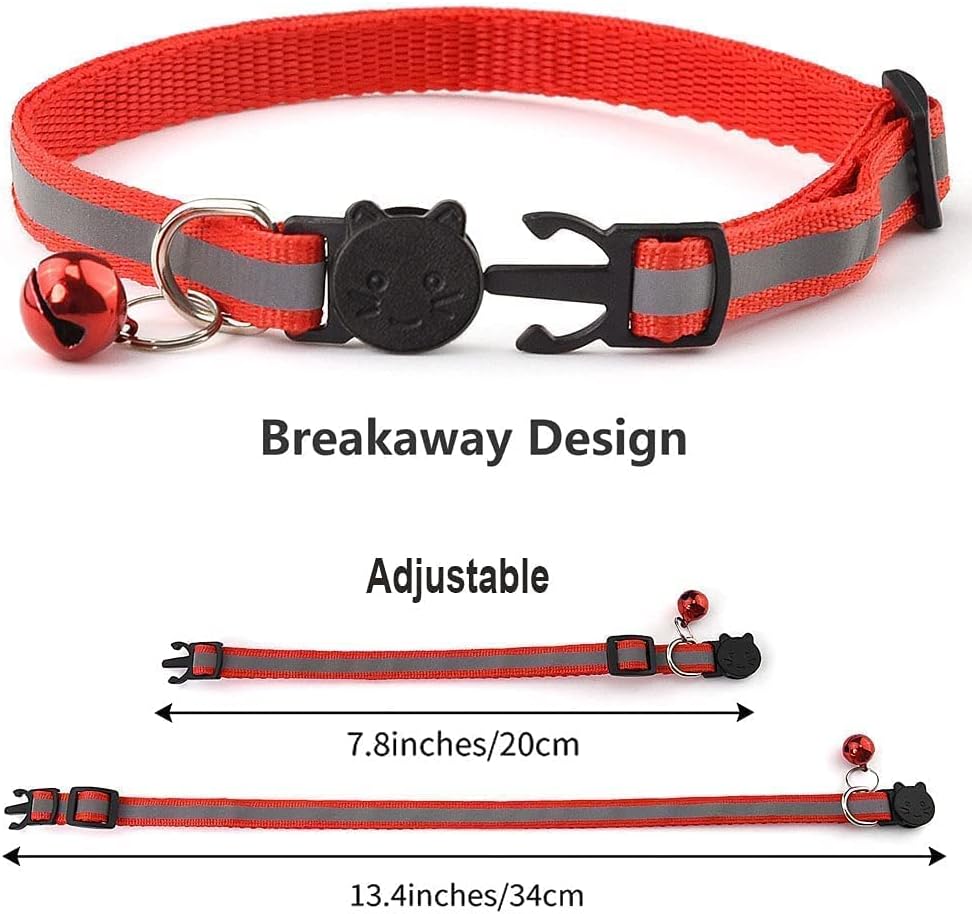 GingerUPer Cat Collars Quick Release,Reflective | ObaPet