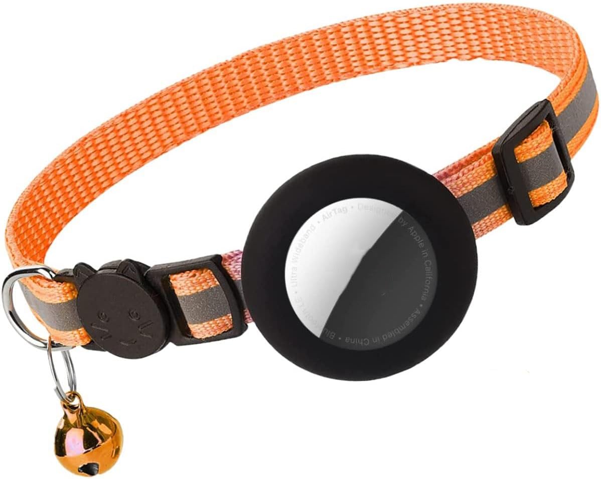 Airtag Cat Collar, Air tag Cat Collar with Bell | ObaPet