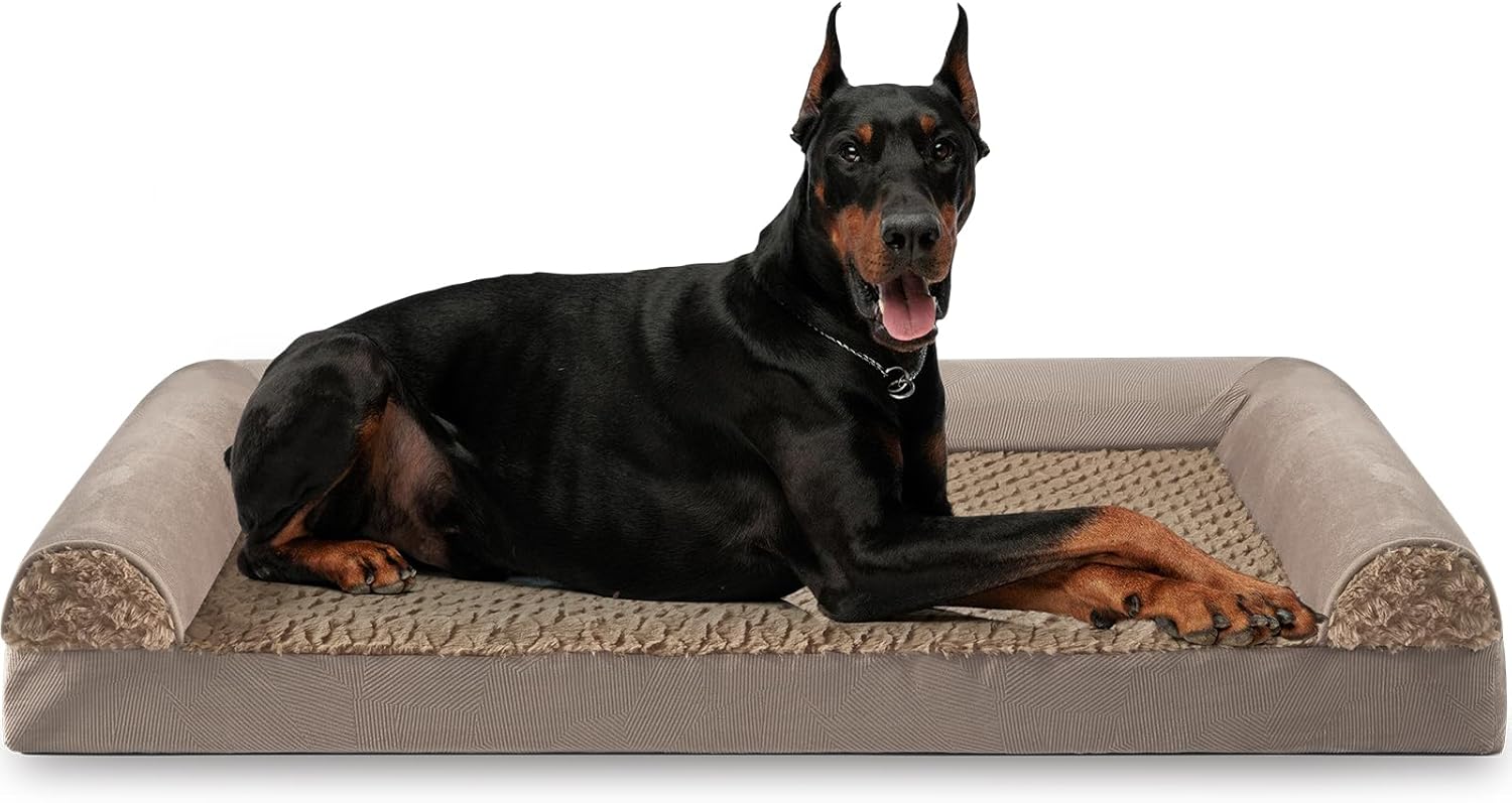 FURTIME Large Dog Bed(89 x 64cm), Orthopedic | ObaPet