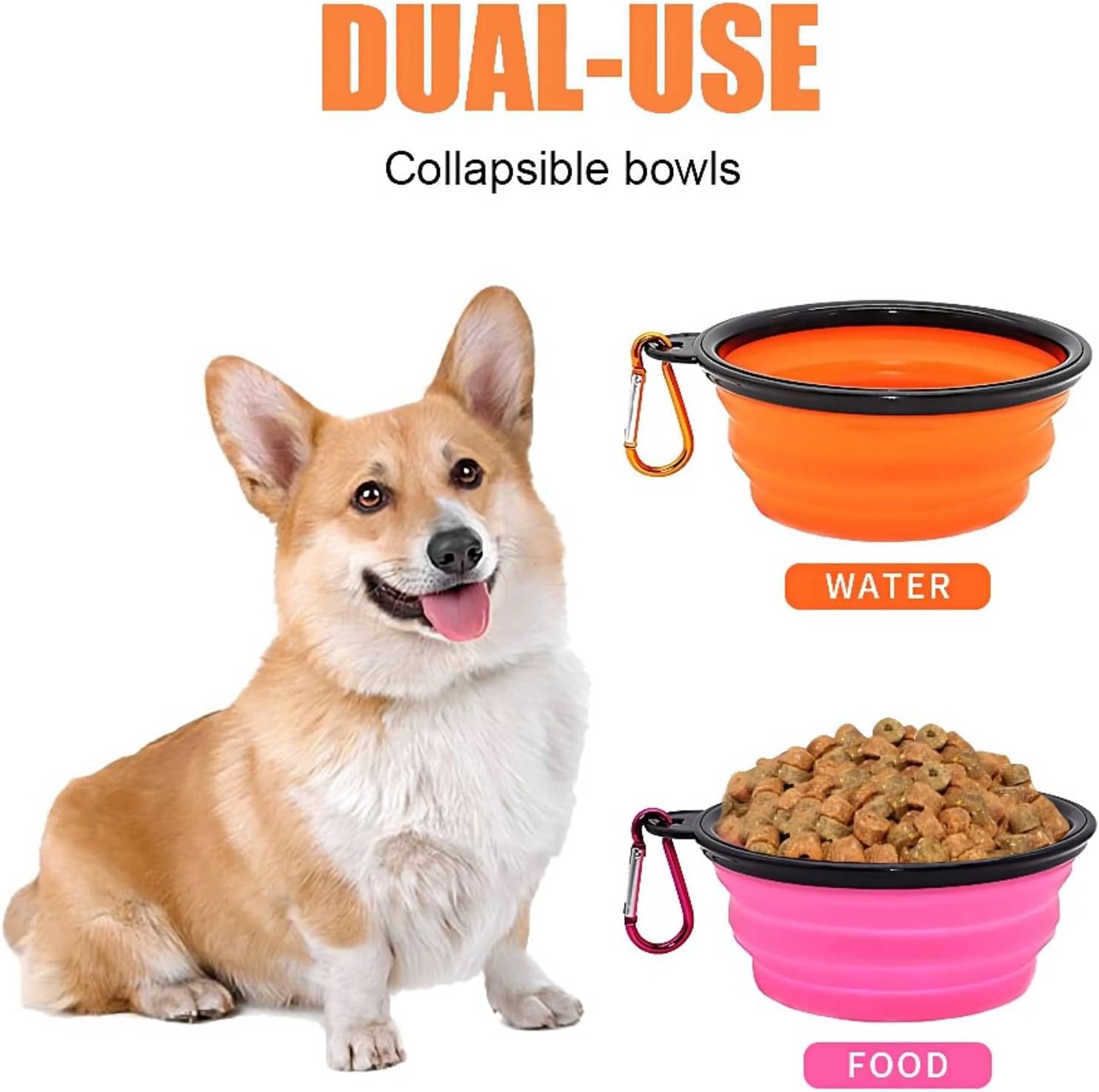 Collapsible Dog Bowl,Collapsible Dog Water Bowls | ObaPet