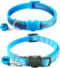 Qinao 2Pack Cat Collars Quick Release Reflective | ObaPet