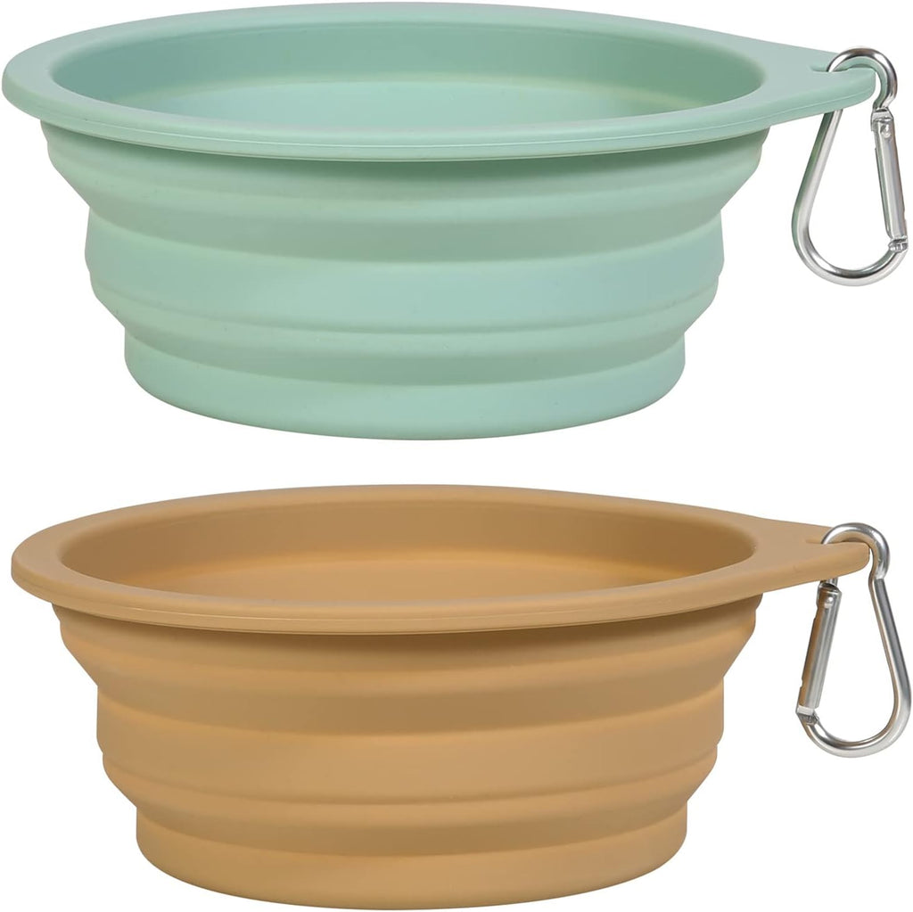 SLSON 2 Pack Dog Collapsible Bowl Large Portable | ObaPet