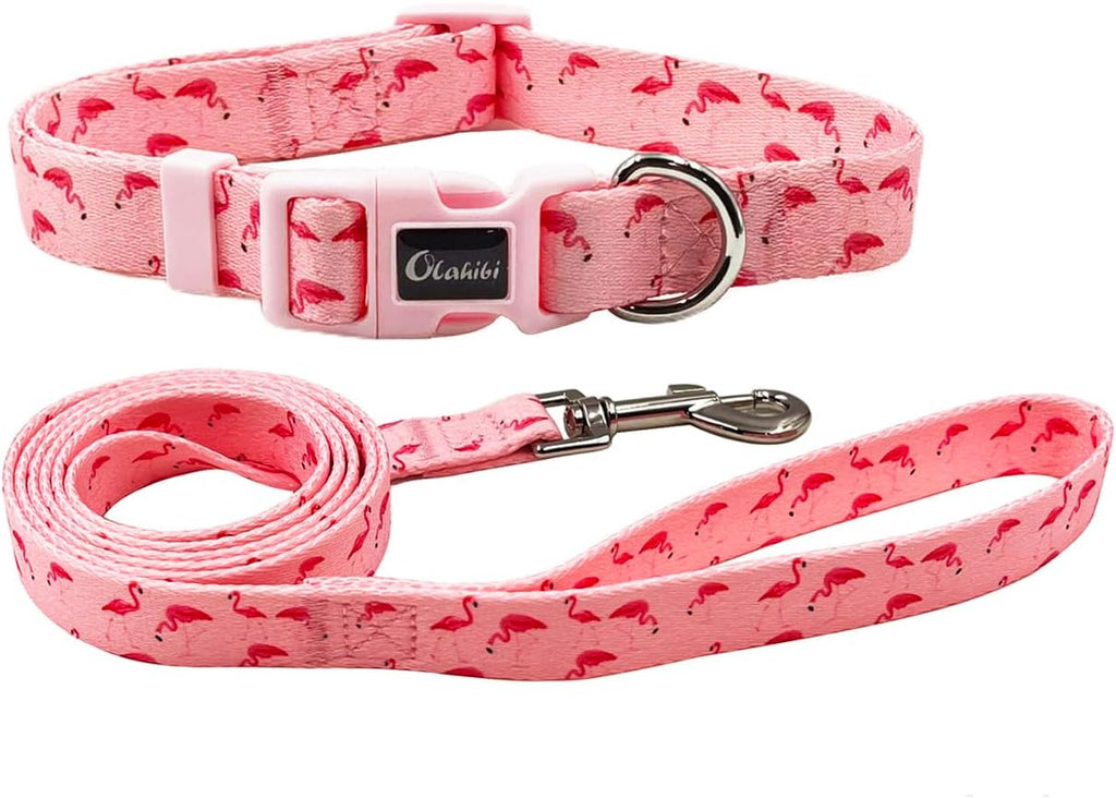 Olahibi Daisy Pattern Dog Collar and Leash | ObaPet