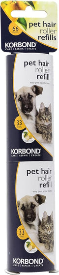 Korbond Pet Lint Roller Refills - 396 Sheets, | ObaPet