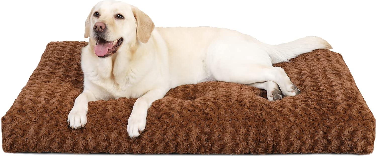 KSIIA Large Dog Bed Washable, Calming Dog Bed, | ObaPet