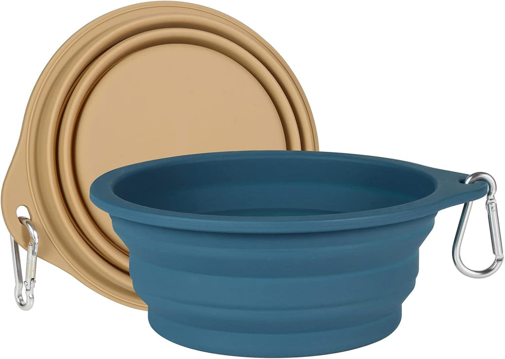 SLSON 2 Pack Dog Collapsible Bowl Large Portable | ObaPet
