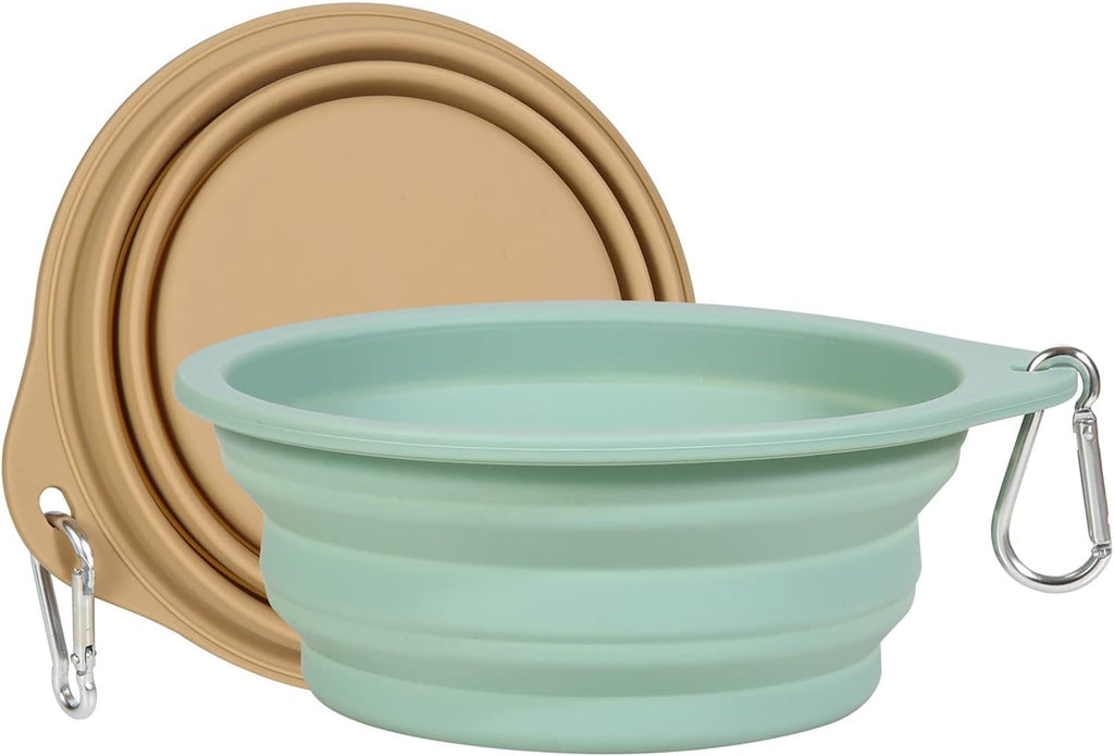 SLSON 2 Pack Dog Collapsible Bowl Large Portable | ObaPet