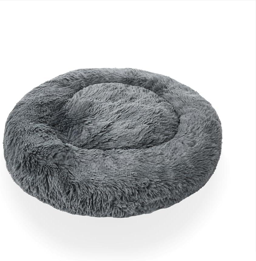 Woof & Whiskers Donut Beds For Dogs Grey Dog Bed | ObaPet