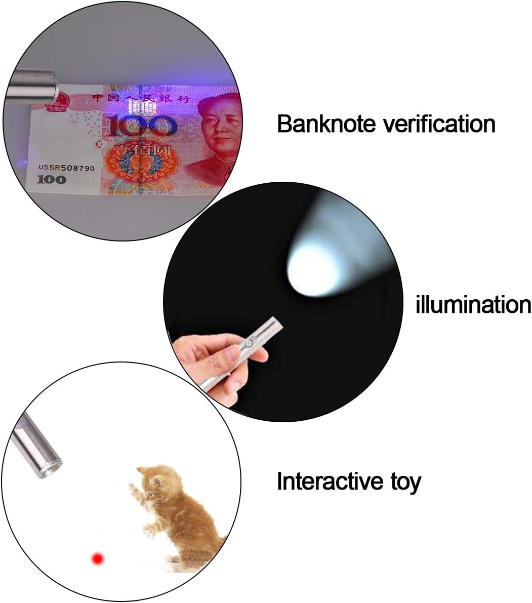 Makerfire 2 in 1 Cat Interactive Toy Dog Cat Catch Exercise Chaser Toy Pet Scratching Training Tool with USB Cable