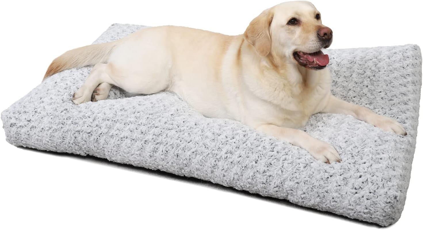 KSIIA Large Dog Bed Washable, Calming Dog Bed, | ObaPet