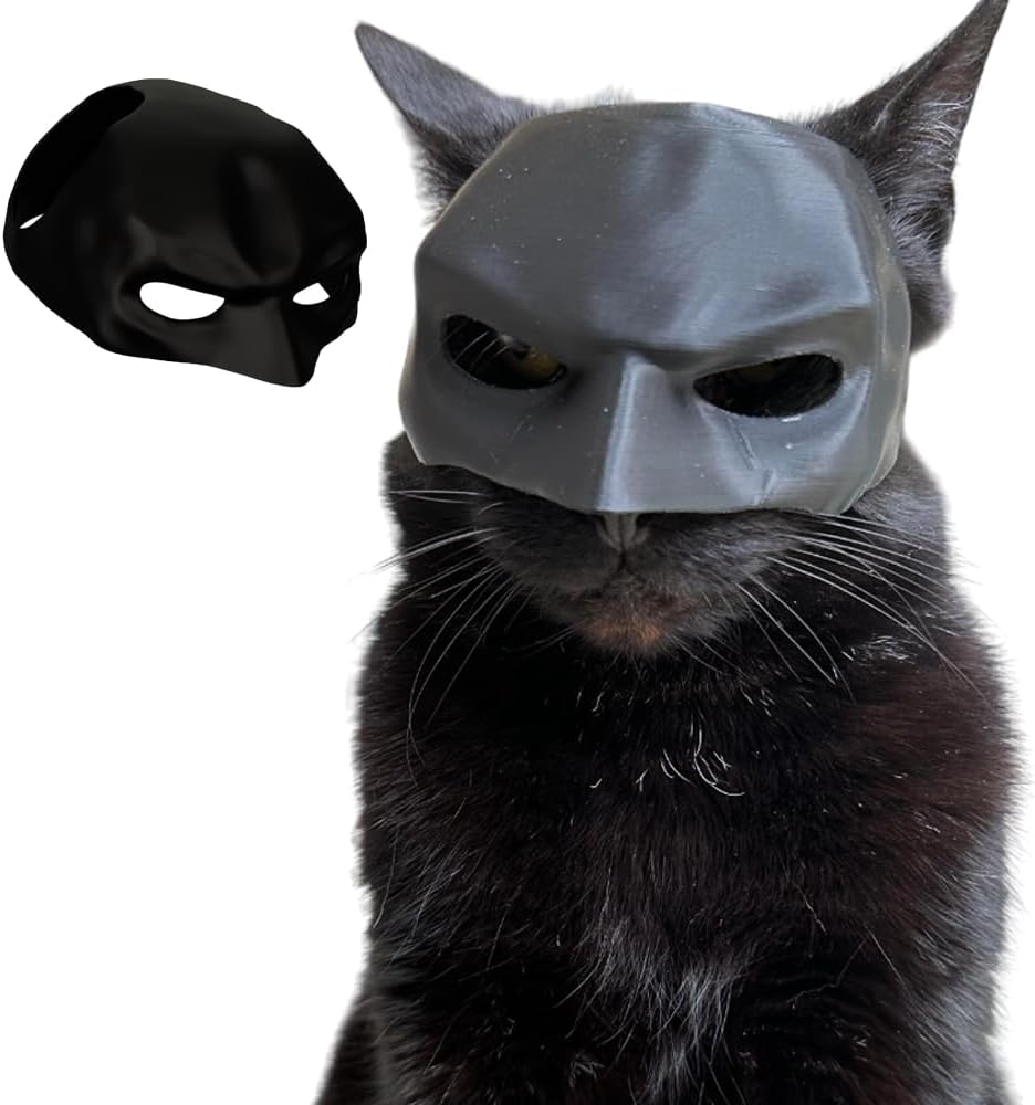 Cat Bat Mask for Adult Medium and Large Cats | ObaPet