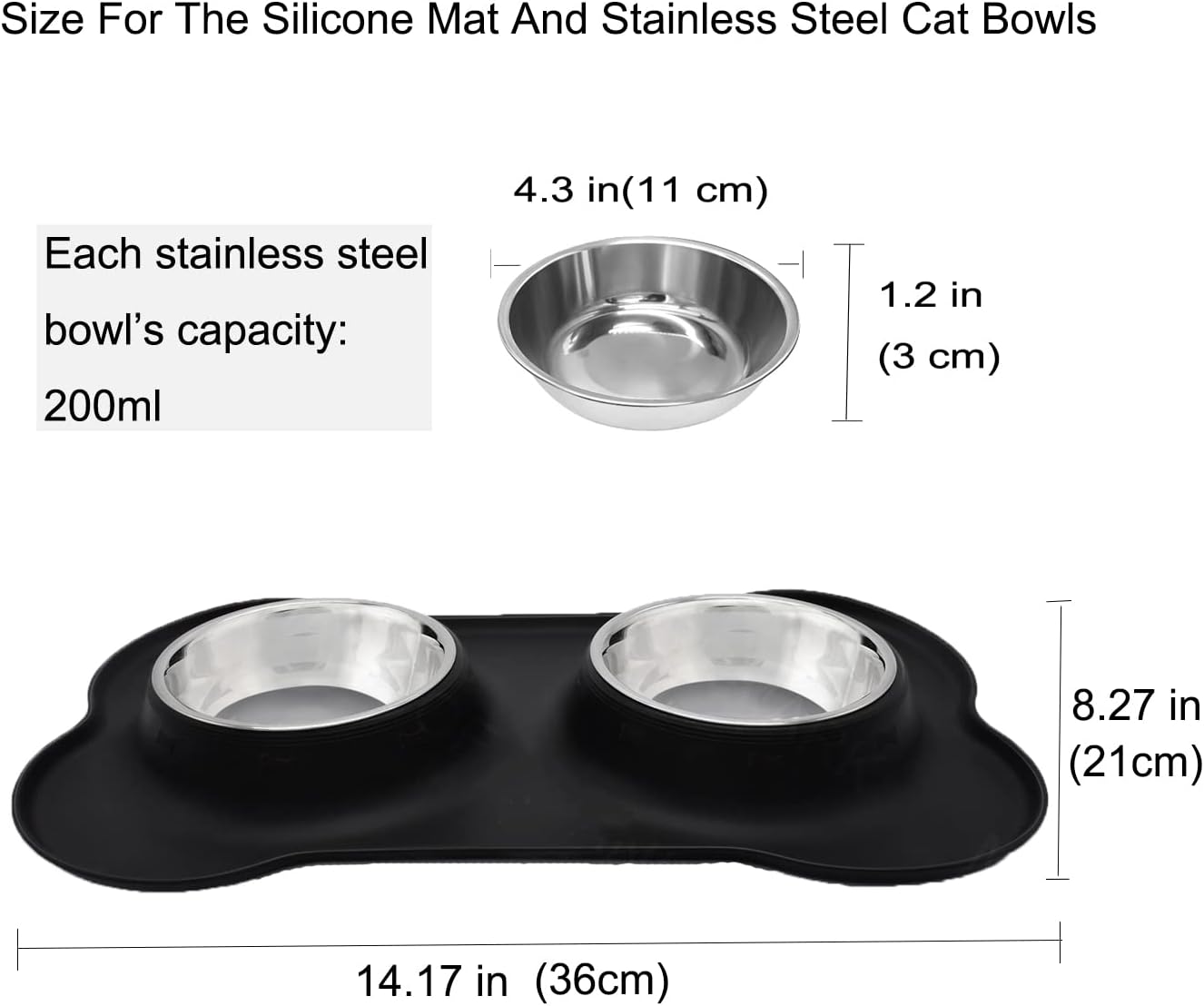 Dog Bowls, Puppy Bowl YOKA Double Stainless | ObaPet