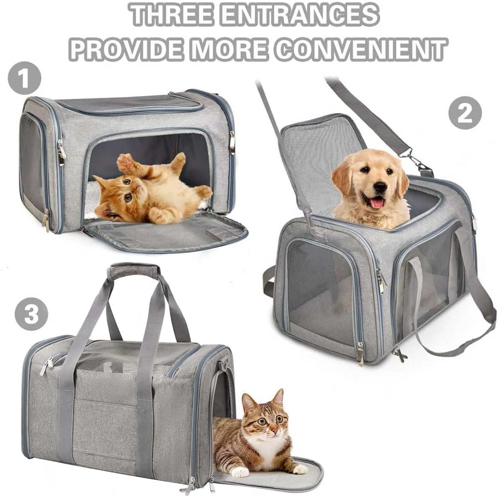 Qlfyuu Cat, Dog Carrier Portable, Soft Sided, | ObaPet