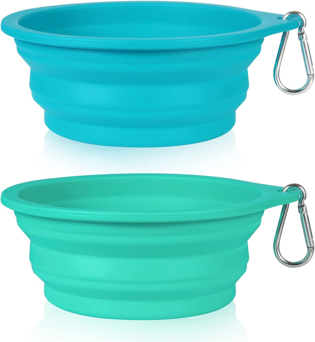 SLSON 2 Pack Dog Collapsible Bowl Large Portable | ObaPet