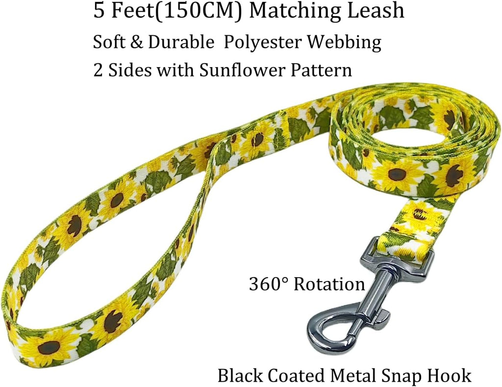 Olahibi Daisy Pattern Dog Collar and Leash | ObaPet