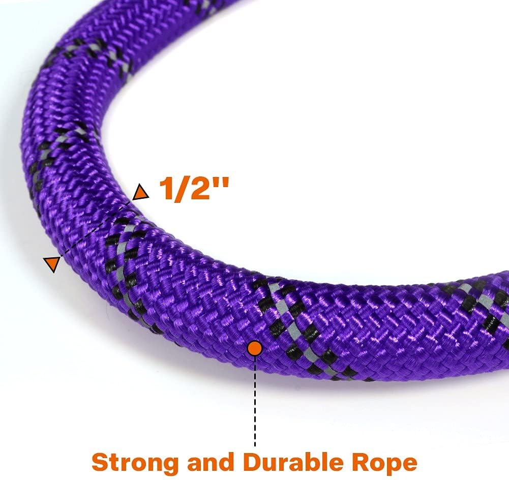 Taglory Rope Dog Lead with Soft Padded Handle, | ObaPet
