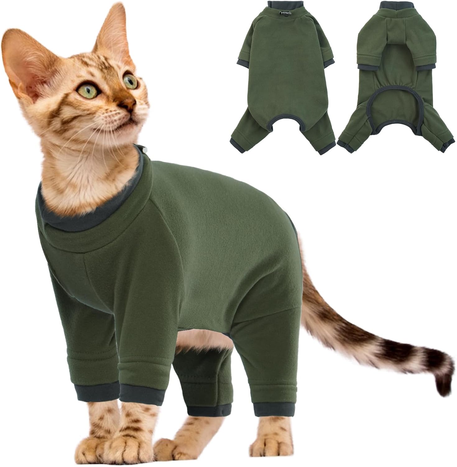 Cat Hair Sticky Onesie, Cat Soft Pajama Cat | ObaPet