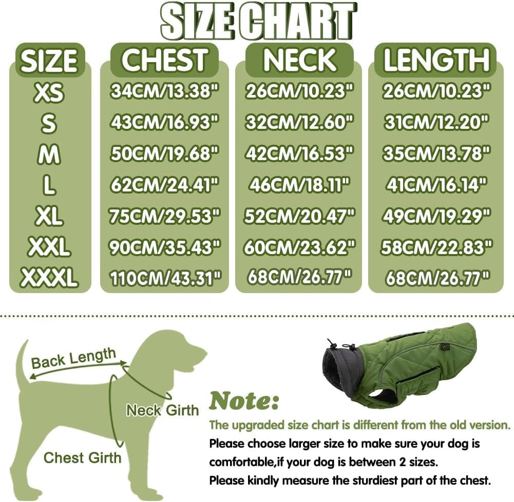 EMUST Winter Dog Coats, Fleece Dog Apparel for Cold Weather, British Style Windproof Warm Dog Jacket for Small Dog Coats for Winter, Dark Blue, XS