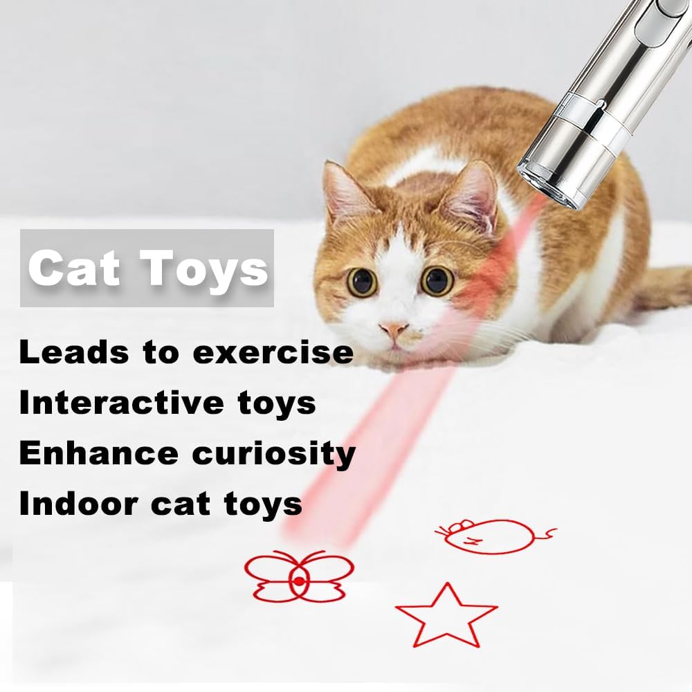 Cakkone Cat Toys, 7 in 1 Function Red Pointer | ObaPet