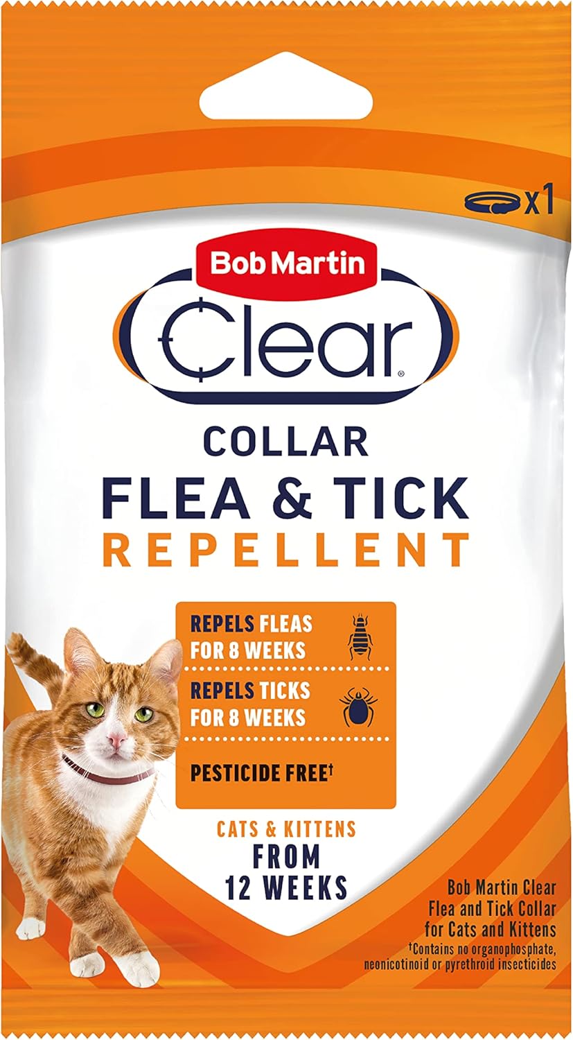 Bob Martin Clear Flea Repellent Collar for Cats | ObaPet