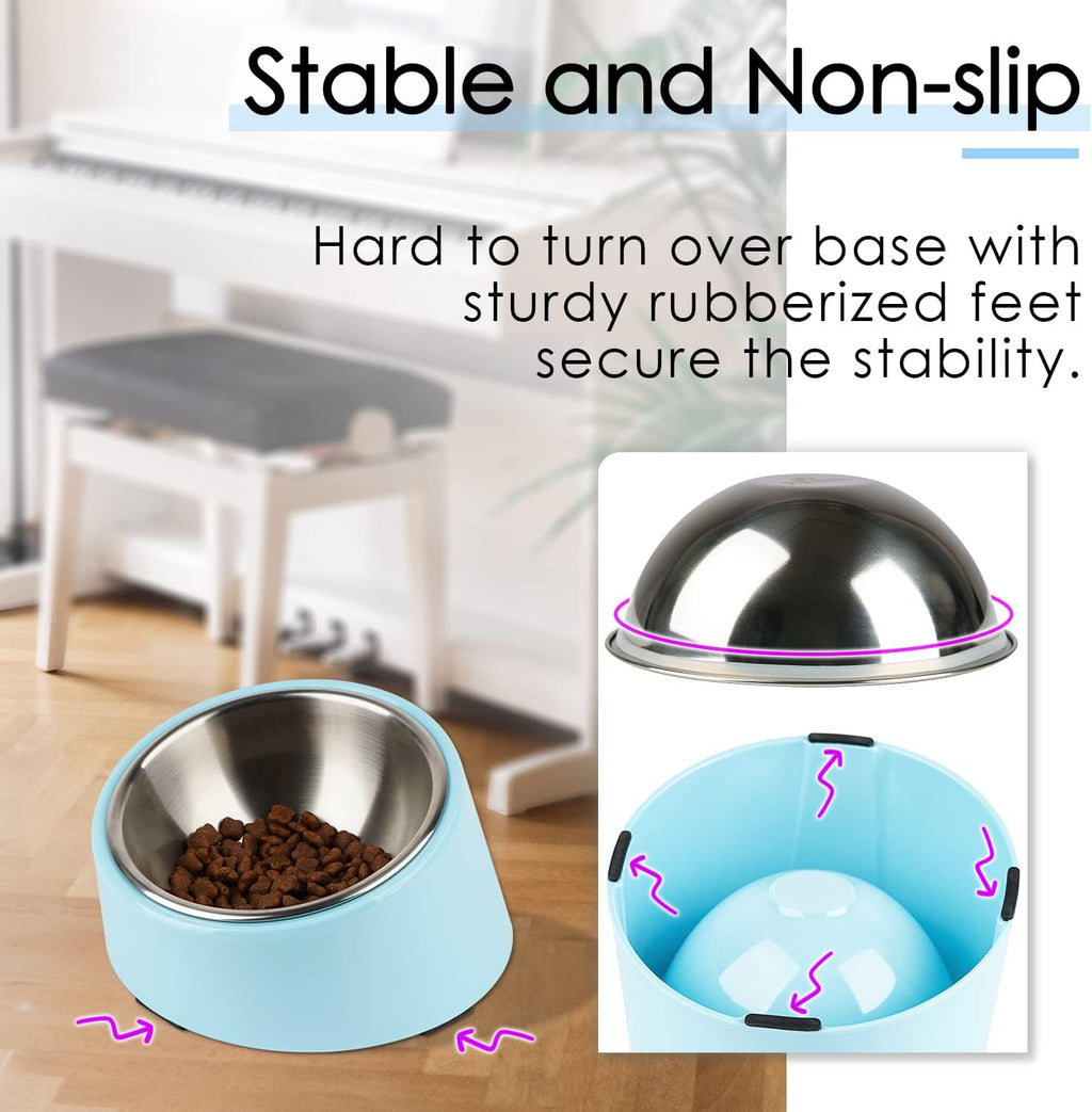 SuperDesign Mess Free 15° Slanted Bowl for Dogs | ObaPet