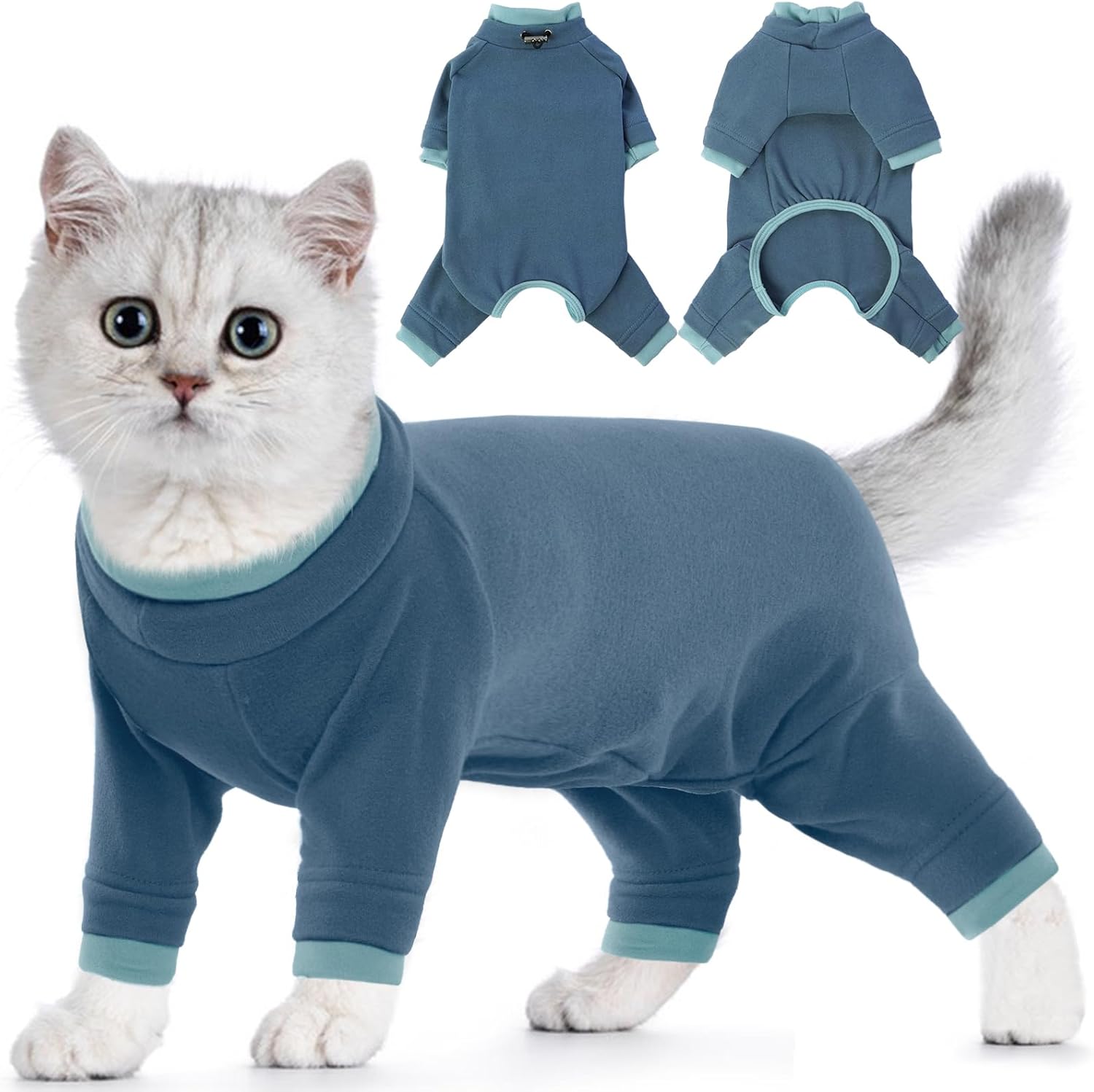 Cat Hair Sticky Onesie, Cat Soft Pajama Cat | ObaPet