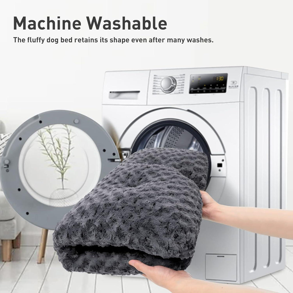 KSIIA Large Dog Bed Washable, Calming Dog Bed, | ObaPet