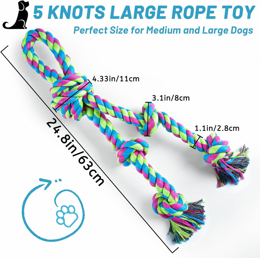 Aitmexcn Dog Rope Toys for Large Medium Dog | ObaPet
