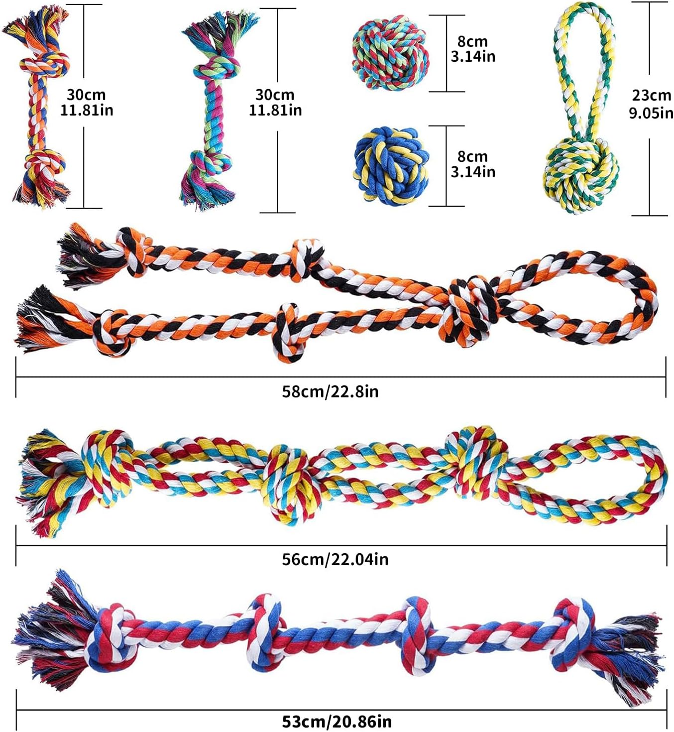 Aitmexcn Dog Rope Toys for Large Medium Dog | ObaPet