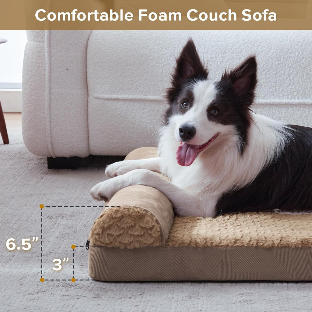 FURTIME Large Dog Bed(89 x 64cm), Orthopedic | ObaPet